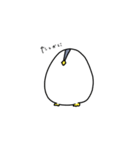 素朴なペンギンのスタンプ（個別スタンプ：37）