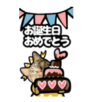 猫キジトラBIGスタンプ5（個別スタンプ：18）