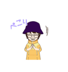 登山やダイビングなどするアクティブ女子（個別スタンプ：10）