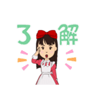 陽気な女の子の1日7（個別スタンプ：9）