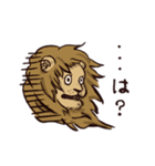 百獣の王ライオンスタンプ（個別スタンプ：10）