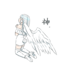 銀髪天使(16個)（個別スタンプ：4）