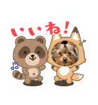 お転婆ヨーキー璃愛華＆愛望＆永愛（個別スタンプ：33）