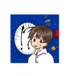 うちの変なクラスメイト  1（個別スタンプ：1）