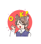 うちの変なクラスメイト  1（個別スタンプ：6）