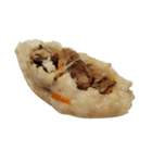 食品シリーズ : 蒸し饅頭(ベジタリアン)（個別スタンプ：4）