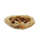 食品シリーズ : 蒸し饅頭(ベジタリアン)（個別スタンプ：5）