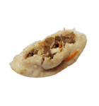 食品シリーズ : 蒸し饅頭(ベジタリアン)（個別スタンプ：7）