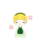 可愛いきゅうりの妖精リアクションスタンプ（個別スタンプ：4）
