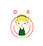 可愛いきゅうりの妖精リアクションスタンプ（個別スタンプ：27）