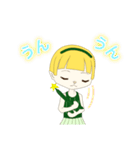 可愛いきゅうりの妖精リアクションスタンプ（個別スタンプ：33）