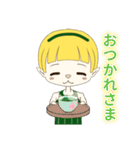 可愛いきゅうりの妖精リアクションスタンプ（個別スタンプ：39）