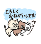 毎日使える☆くま.ねこ.うさぎの日常（個別スタンプ：11）