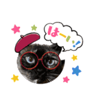 可愛い猫と言葉（個別スタンプ：1）