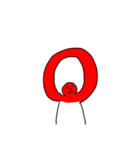 顔面太郎の日常（個別スタンプ：9）