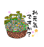 キラキラお花のスタンプ（個別スタンプ：29）