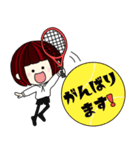 Happy Girl - テニスと日常 Part1（個別スタンプ：23）