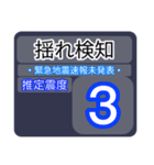 愛のおじいちゃん×地震情報24tp❷（個別スタンプ：3）