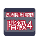 愛のおじいちゃん×地震情報24tp❷（個別スタンプ：27）