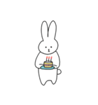 たまに話すうさぎ1（個別スタンプ：28）