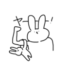 うさぎちゃ〜んズ（個別スタンプ：30）
