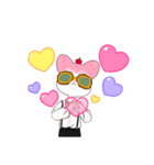 イケてるねこ娘（個別スタンプ：3）