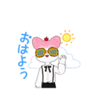 イケてるねこ娘（個別スタンプ：5）