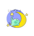 ゆるっとしたスライム（個別スタンプ：3）