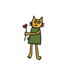 毎日ねこねこと一緒（個別スタンプ：2）
