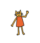 毎日ねこねこと一緒（個別スタンプ：7）