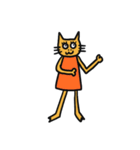 毎日ねこねこと一緒（個別スタンプ：8）