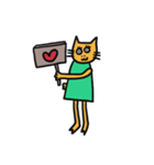毎日ねこねこと一緒（個別スタンプ：19）