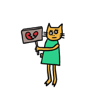 毎日ねこねこと一緒（個別スタンプ：20）