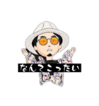 帽子・眼鏡・髭男子（個別スタンプ：15）