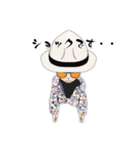 帽子・眼鏡・髭男子（個別スタンプ：16）