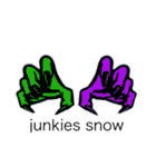 junkies snow（個別スタンプ：1）