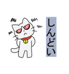 顔が怖い？ねこくん（個別スタンプ：20）