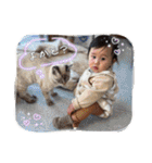 ゆずっちの日常1歳0ヶ月〜1ヶ月（個別スタンプ：17）