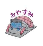 鬼さん達シリーズ青鬼さんバージョン（個別スタンプ：1）