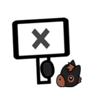 でか文字 競馬予想（個別スタンプ：5）