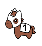 でか文字 競馬予想（個別スタンプ：33）