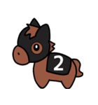 でか文字 競馬予想（個別スタンプ：34）