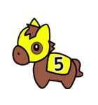 でか文字 競馬予想（個別スタンプ：37）