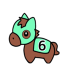 でか文字 競馬予想（個別スタンプ：38）