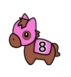 でか文字 競馬予想（個別スタンプ：40）