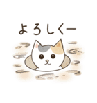 にゃんかわいい三毛猫2（個別スタンプ：14）