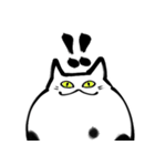 黒豆大福のような猫と黒豆のようなねずみ。（個別スタンプ：14）