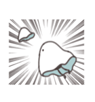 シンプルなおばけ？（個別スタンプ：7）