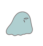 シンプルなおばけ？（個別スタンプ：9）