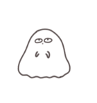 シンプルなおばけ？（個別スタンプ：10）